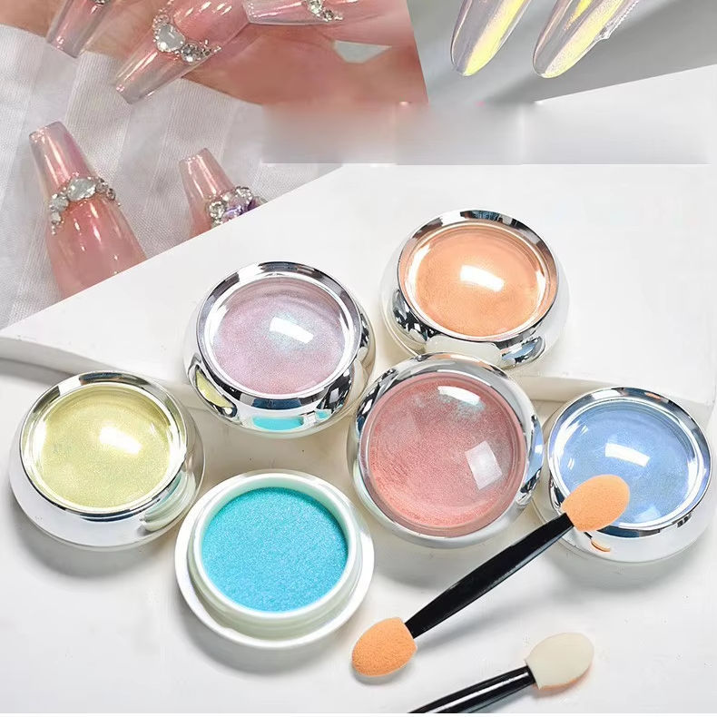 Chrome Mirror Powder Set — 6 Colours