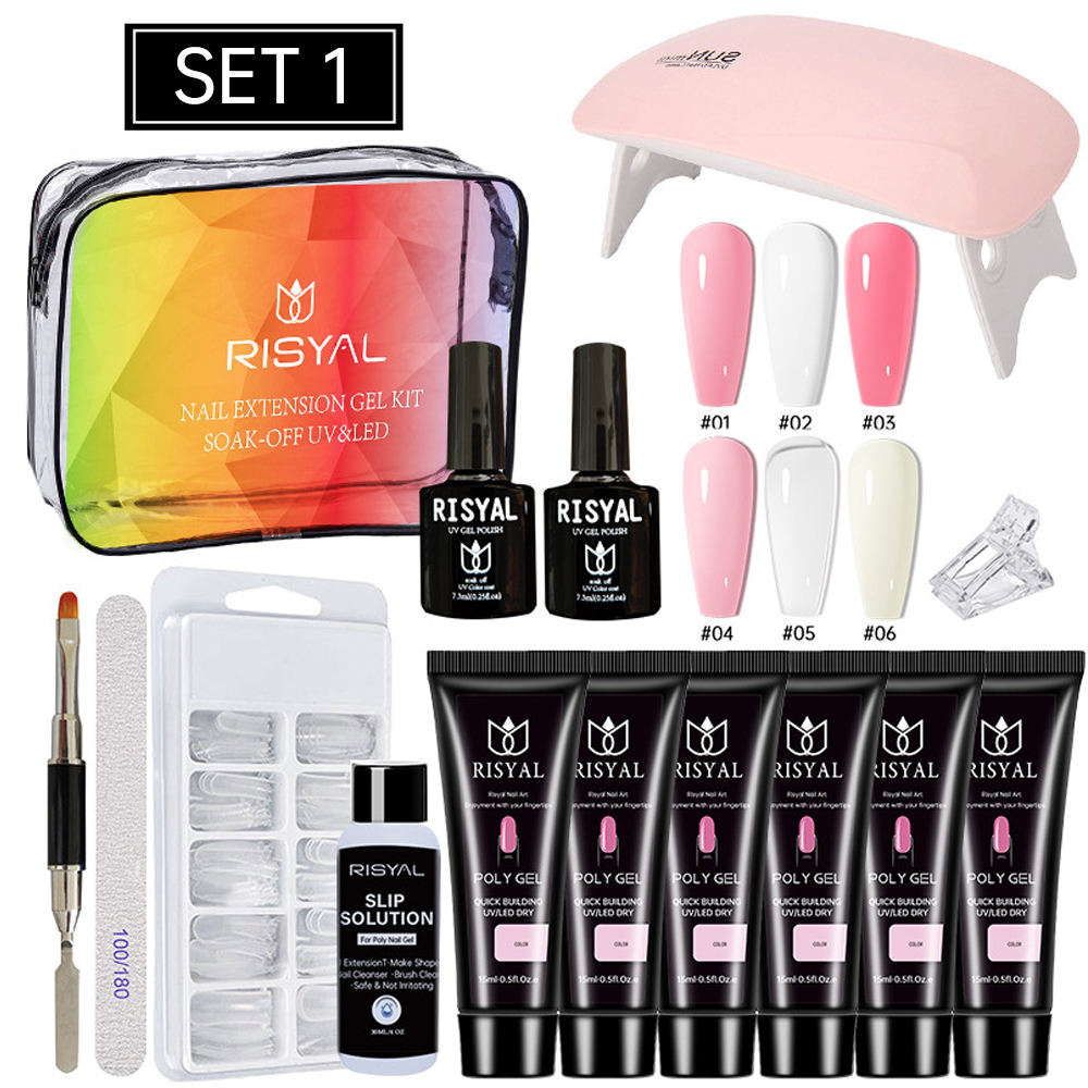 Gel Nail Extension Kit — Full Set