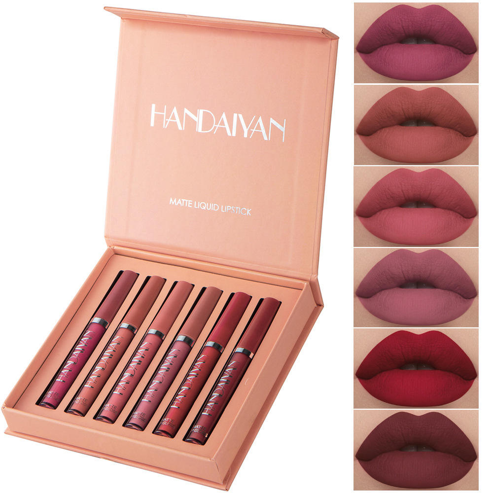 Long-Lasting Lip Stain — Set of 6
