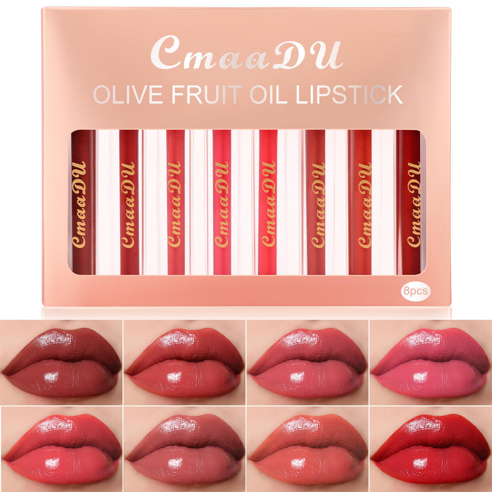 Glossy Lip Tint Set — 8 Shades