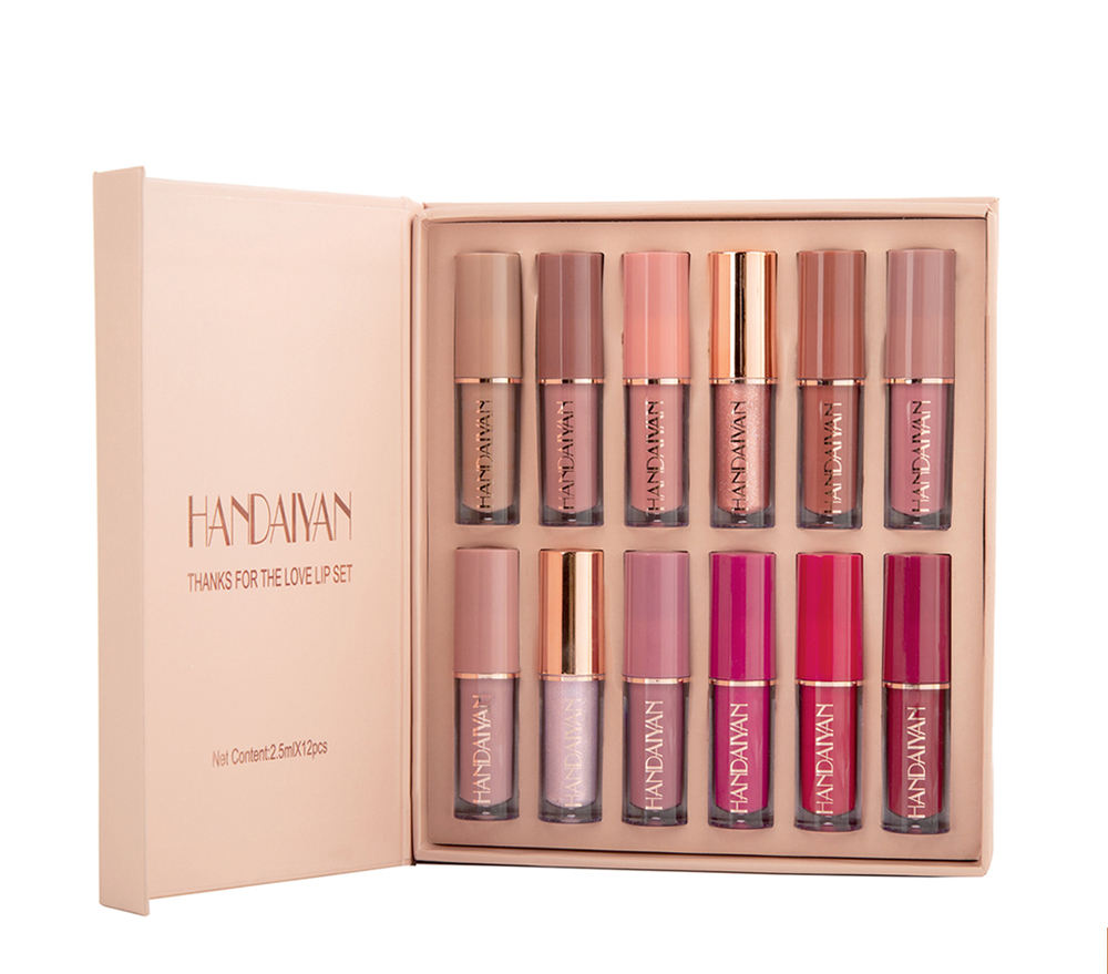 Liquid Lipstick Set — 12 Shades