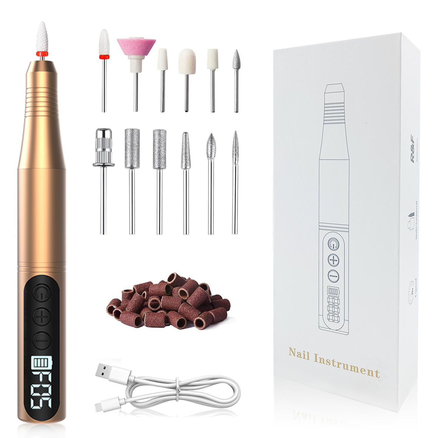 Electric Nail Drill — 35,000 RPM