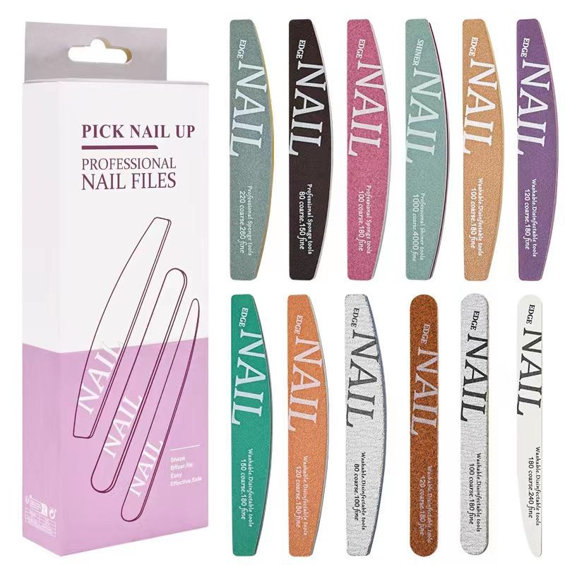 Nail File & Buffer Set — 12 Piece